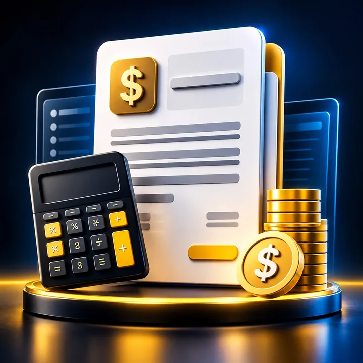 Factura y monedas: precios claros