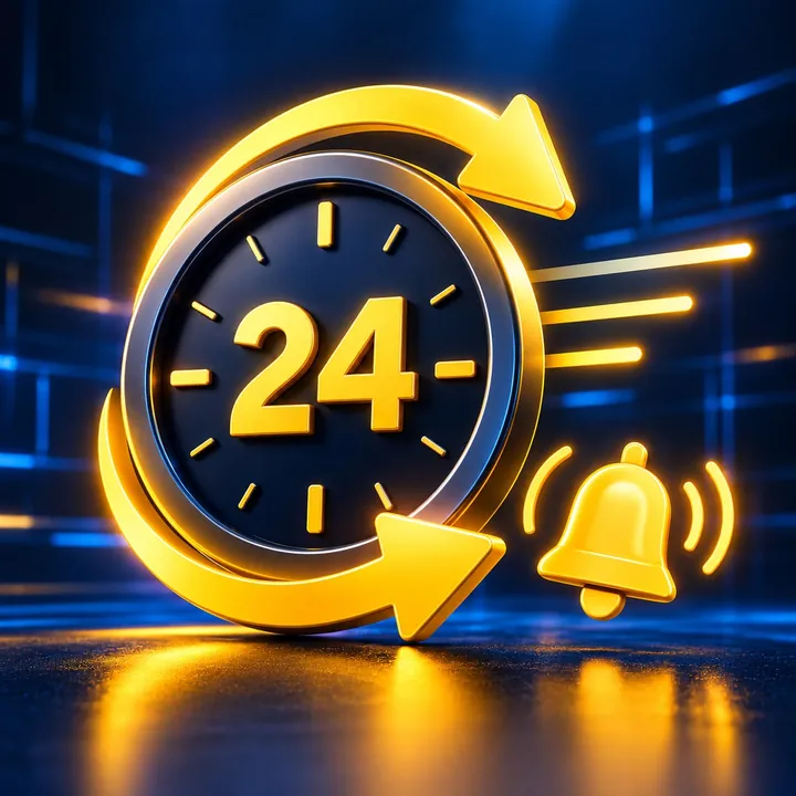 Reloj de 24 horas: respuesta rápida